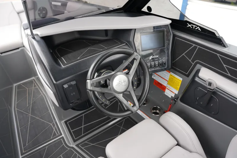 Slide: The Image of Interior of 2021 ATX 24 Type-S with steering wheel and display. - 34