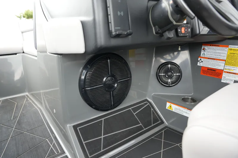 Slide: The Image of Interior of ATX 24 Type-S boat with speakers, 2021 model. - 39
