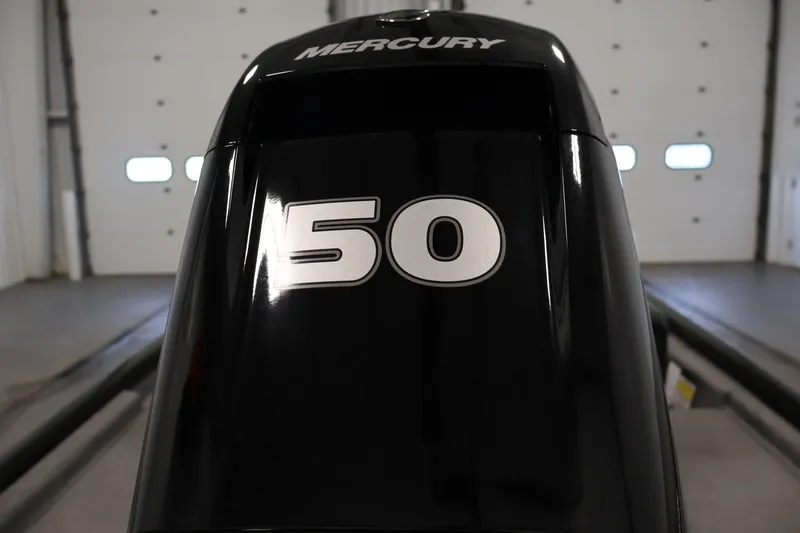 Slide: The Image of Mercury 50 horsepower engine on 2024 Tracker Pro 170 boat. - 35
