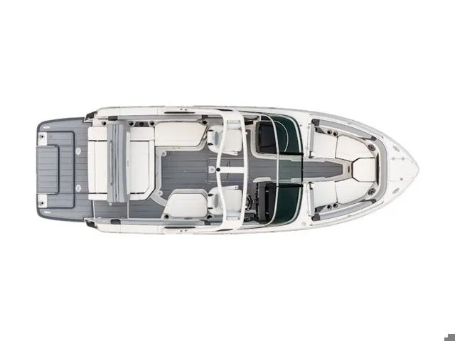 Slide: The Image of Aerial view of Chaparral SSX 6 boat, 2026 model. - 2