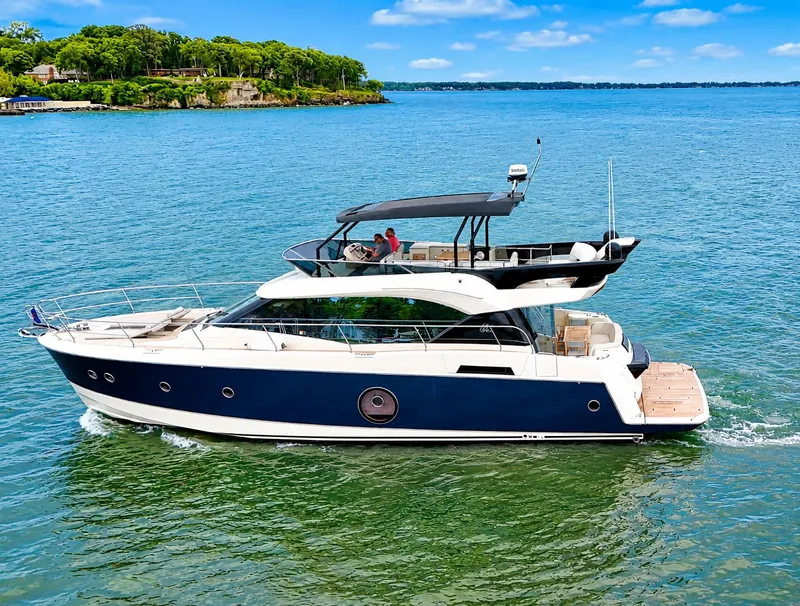 Slide: The Image of Monte Carlo MC6 yacht from 2019 on calm waters. - 3