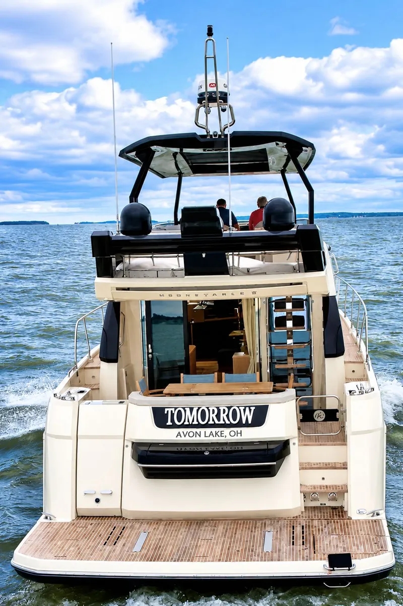 Slide: The Image of Monte Carlo MC6 yacht on water, 2019 model. - 4
