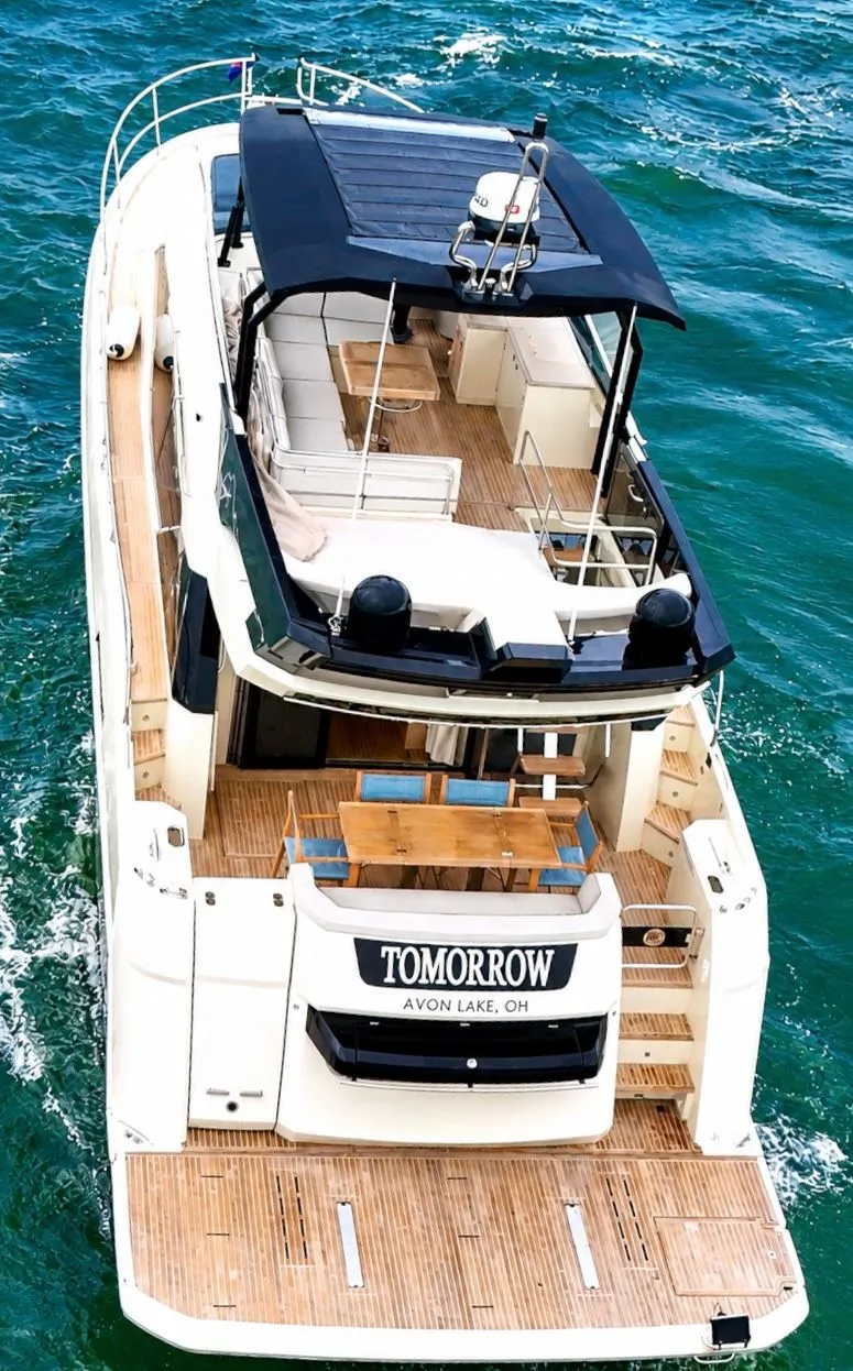 Slide: The Image of Monte Carlo MC6 2019 yacht on the water. - 7