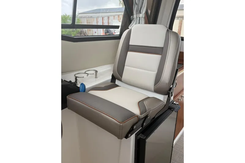 Slide: The Image of 2025 Cutwater C-248 Coupe interior seat, featuring modern design and comfortable upholstery. - 31