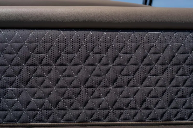 Slide: The Image of Quilted interior detail of 2026 Viaggio Z24U with geometric pattern. - 18