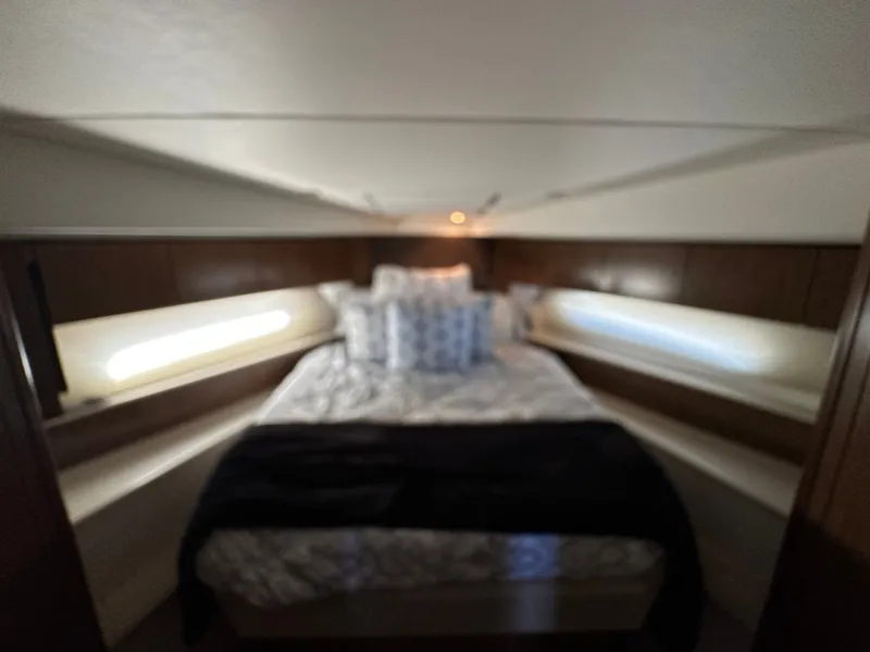 Slide: The Image of Interior of a 2014 Cruisers Yachts 48 Cantius cabin. - 18