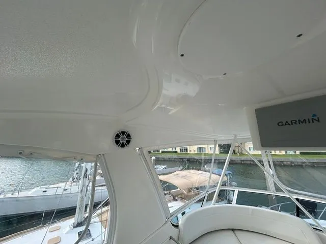 Slide: The Image of Interior view of a 2003 Silverton 42 Convertible yacht. - 24