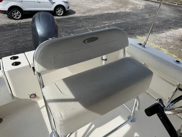 Slide: The Image of Cobia 2015 201 Center Console seating and controls. - 16