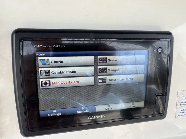 Slide: The Image of Garmin GPSMAP 741xs on 2015 Cobia 201 Center Console. - 3