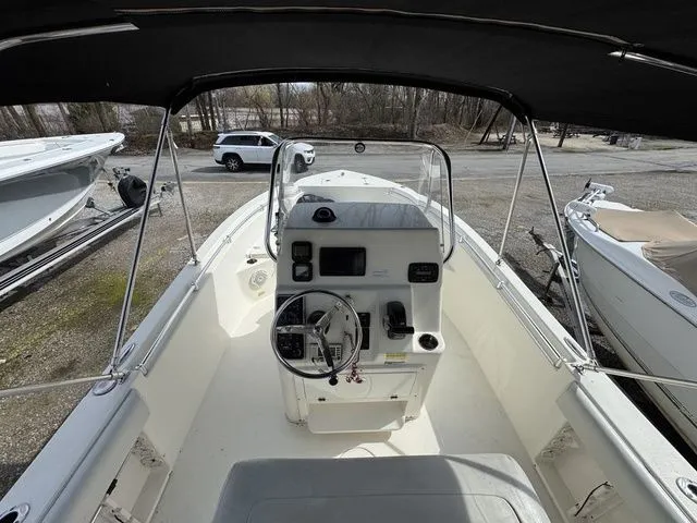 Slide: The Image of Interior view of a 2015 Cobia 201 Center Console boat. - 6