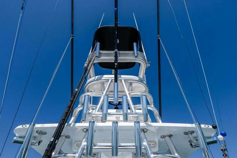 Slide: The Image of Towering fishing rods on 2019 Concept 392 ProFish against clear blue sky. - 30