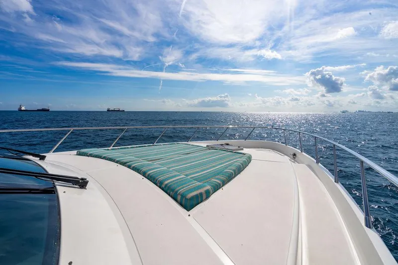 Slide: The Image of Luxurious Custom 73 Lanzarote yacht deck with ocean view, 2013 model. - 21