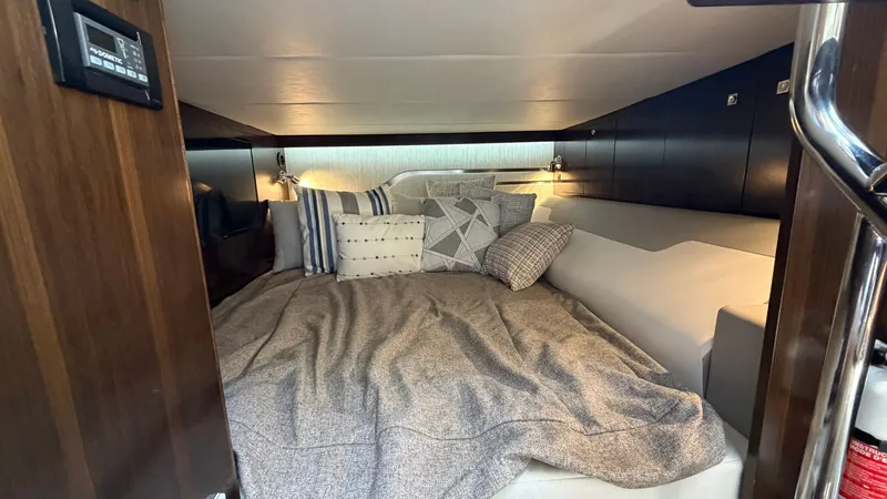 Slide: The Image of Luxurious cabin of the 2023 Cruisers Yachts 42 GLS. - 26