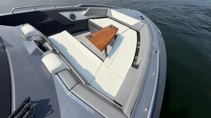 Slide: The Image of Luxurious seating area on Cruisers Yachts 42 GLS, 2023 model. - 35