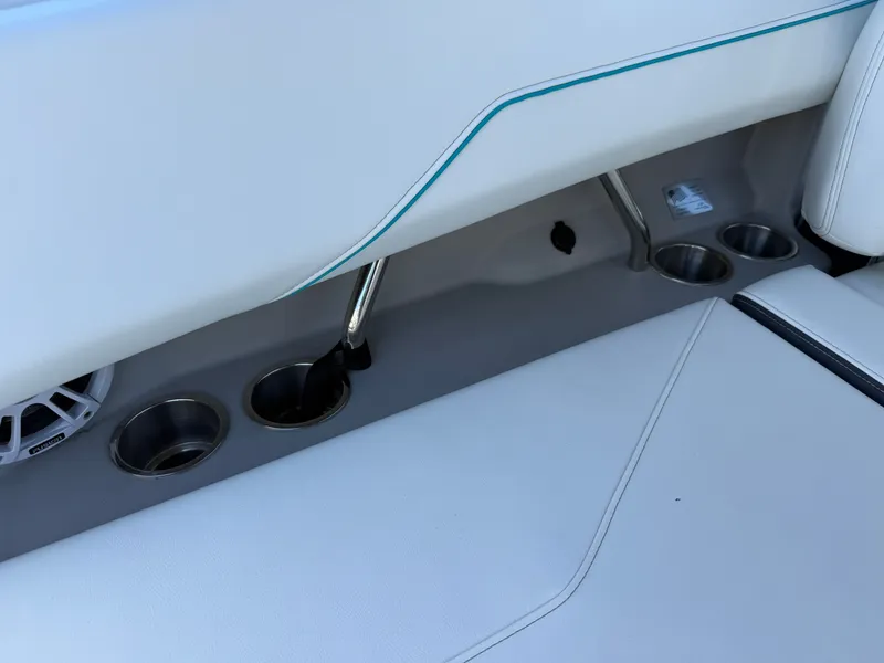 Slide: The Image of Interior of 2022 Regal LX4 with cup holders and speaker. - 39