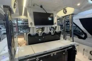 Slide: The Image of 2021 Jeanneau Leader 12.5 WA interior with modern amenities and sleek design. - 20