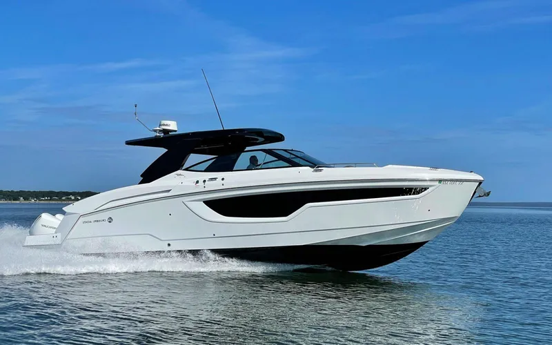 The Image of Cruisers Yachts 38 GLS 2021 on water under clear sky. - 0