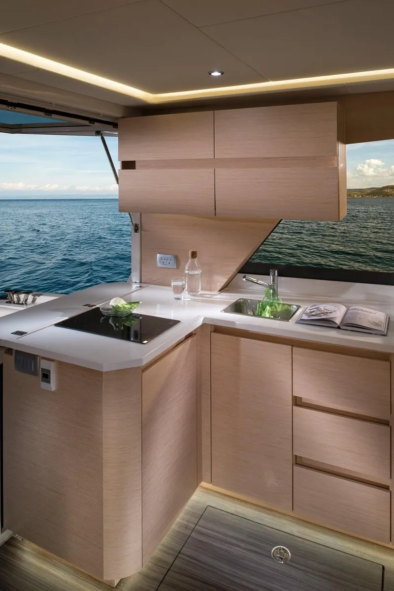 Slide: The Image of Manufacturer Provided Image: Manufacturer Provided Image: Manufacturer Provided Image: Manufacturer Provided Image: Greenline 39 Galley - 20
