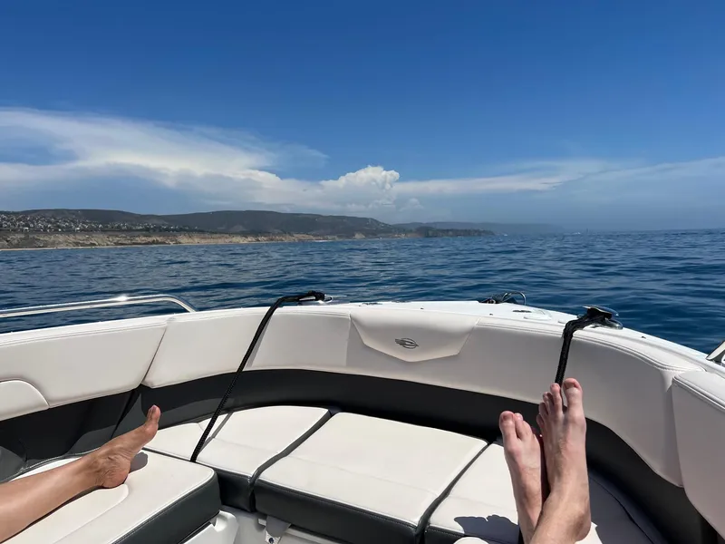 Slide: The Image of Relaxing on a Chaparral 307 SSX boat, ocean view. - 4