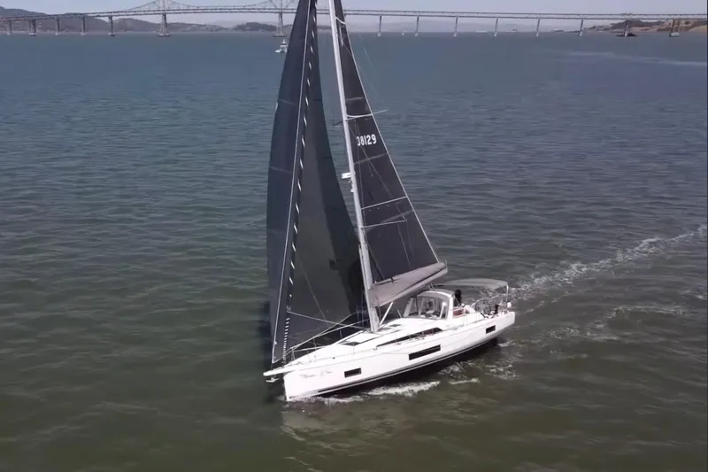 The Image of 2020 Beneteau Oceanis 46.1 sailboat on the water. - 0