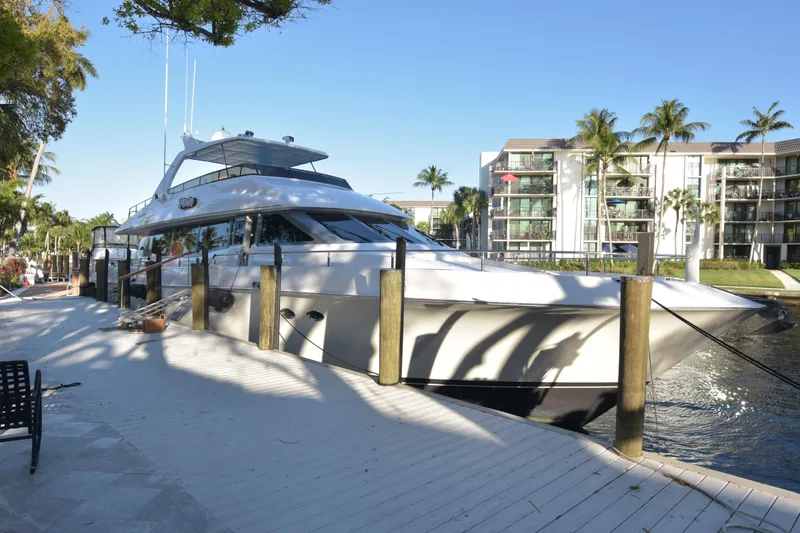 Slide: The Image of Lazzara Yachts 76 Lazzara motor yacht 1994 - 21