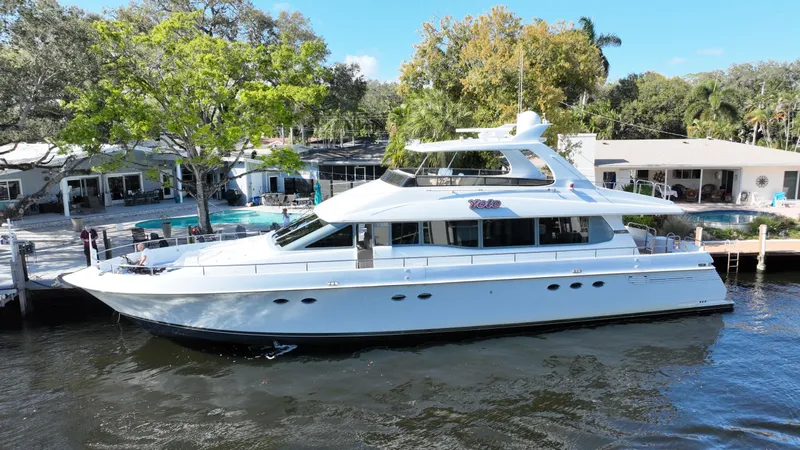 Slide: The Image of Lazzara Yachts 76 Lazzara motor yacht 1994 - 0