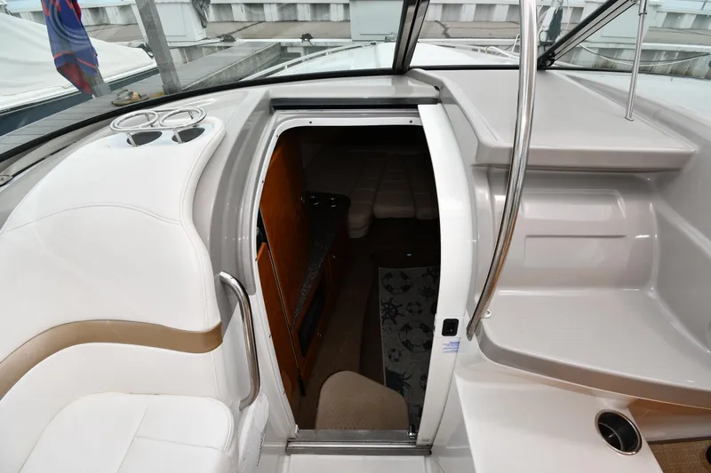 Slide: The Image of Interior view of 2004 Formula 330 Sun Sport boat cabin entrance. - 25