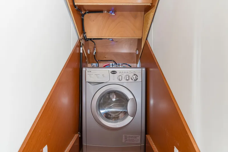 Slide: The Image of Compact washing machine in a wooden cabinet, Prestige 500 model, 2017. - 11