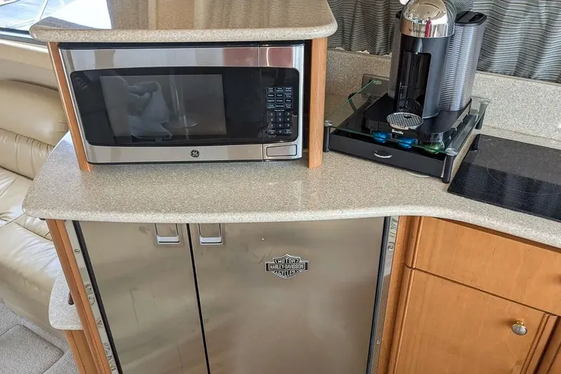 Slide: The Image of Galley area in a 2004 Meridian 411 Sedan yacht. - 23