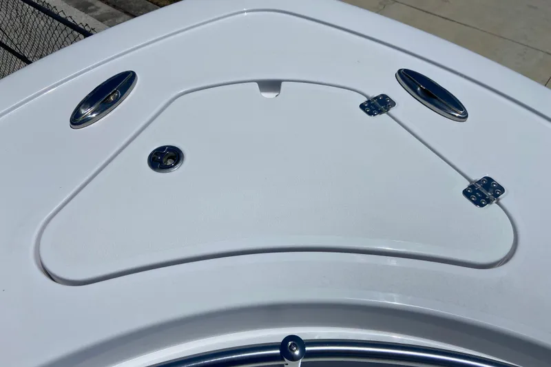 Slide: The Image of Bow storage compartment on 2026 Sportsman Heritage 231 Center Console boat. - 28