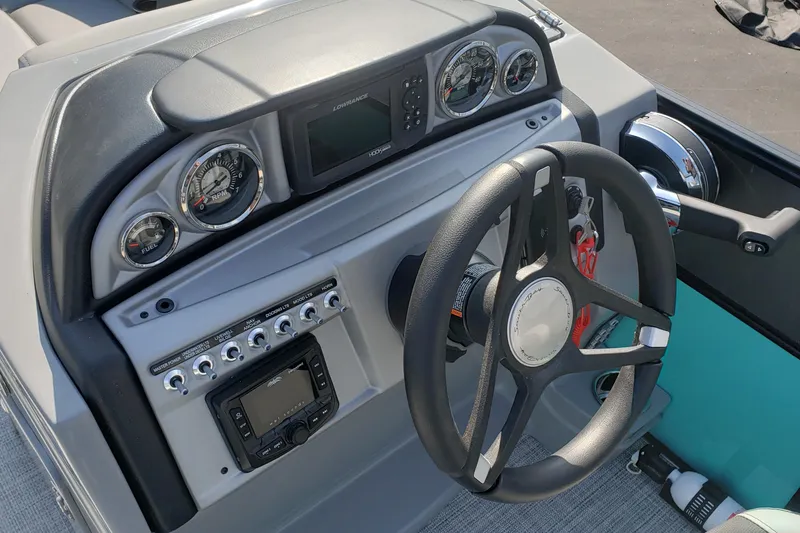Slide: The Image of Dashboard of a 2023 South Bay S224RS25 boat. - 8