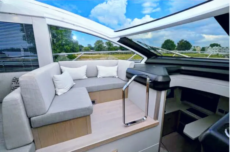 Slide: The Image of Interior of a 2019 Sunseeker Predator 50 yacht. - 24