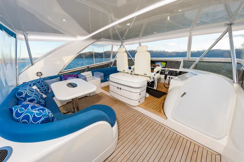Slide: The Image of Luxurious interior of a 2006 Princess 75 Motor Yacht. - 17