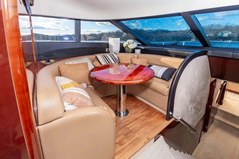 Slide: The Image of Luxurious salon of the 2006 Princess 75 Motor Yacht. - 43