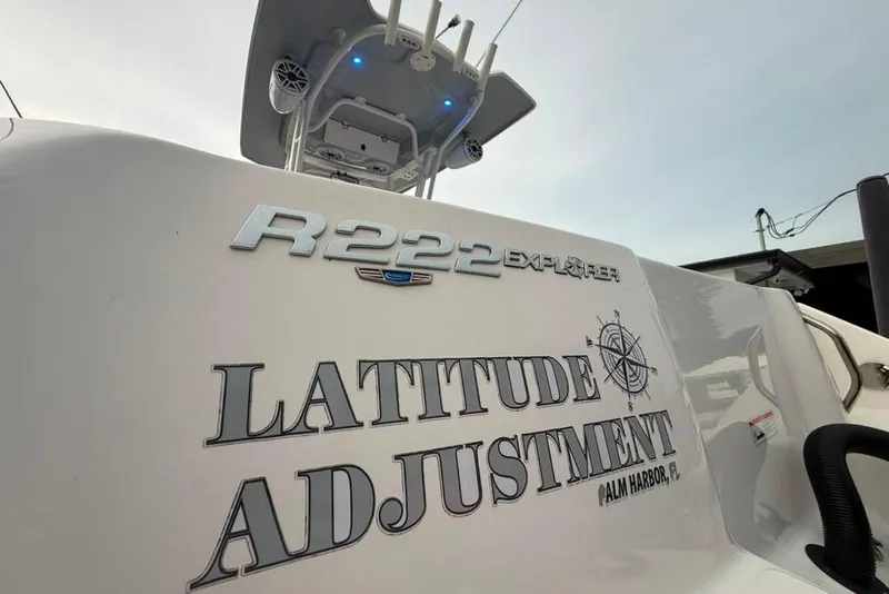 Slide: The Image of 2020 Robalo R222 Explorer boat with "Latitude Adjustment" name, Palm Harbor, FL. - 26
