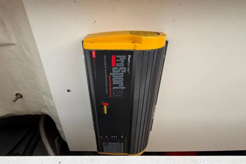 Slide: The Image of ProMariner ProSport 20 battery charger in 2020 Robalo R222 Explorer boat. - 37