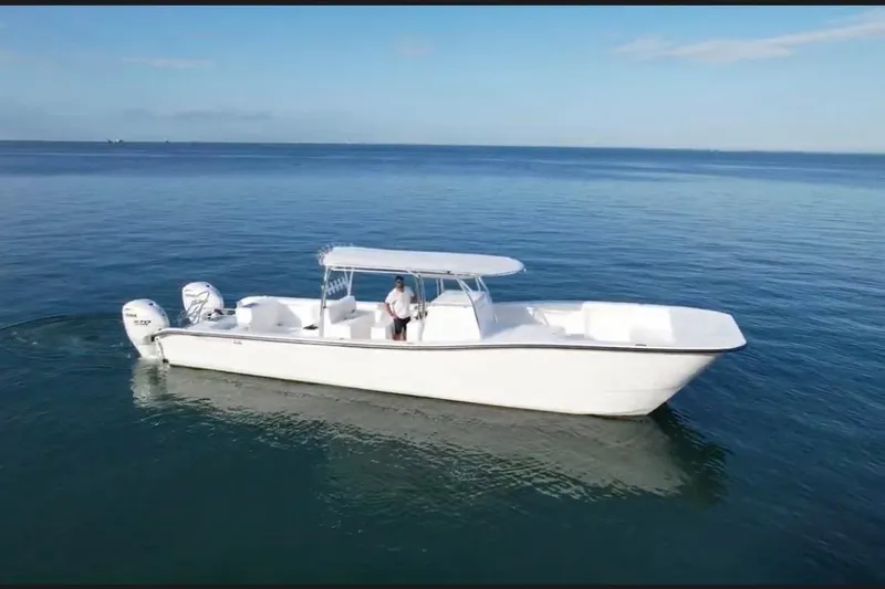The Image of 2025 AmeraCat 39 boat cruising on calm ocean waters under clear skies. - 0