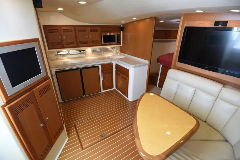 Slide: The Image of Interior of a 2005 Cabo 40 Express yacht. - 49