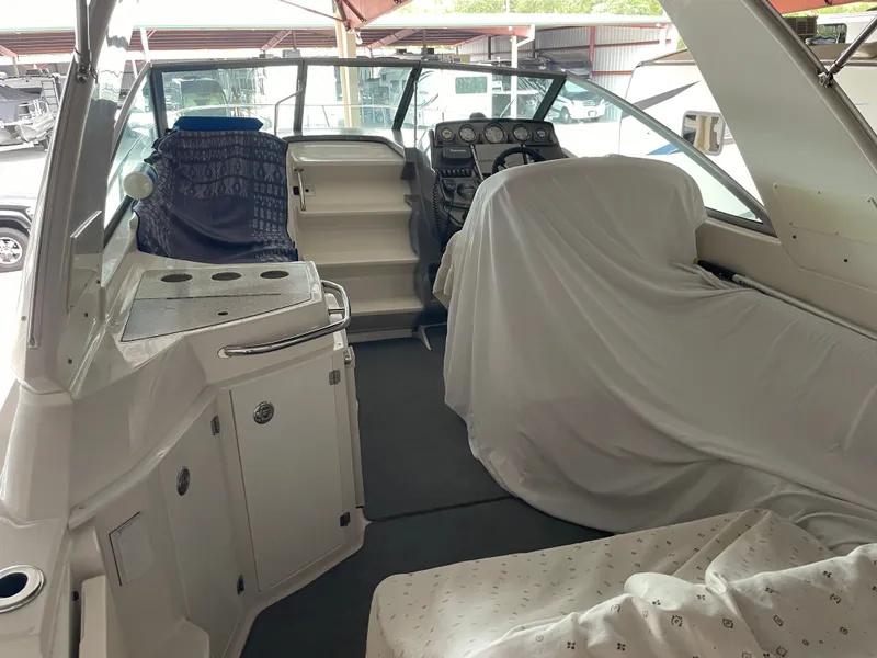 Slide: The Image of Interior of a 2010 Monterey 280 Sport Cruiser with covers. - 11
