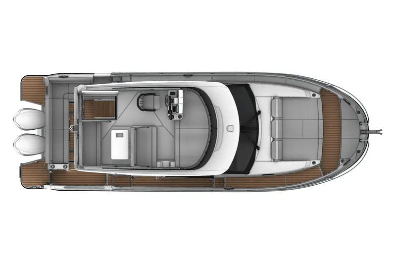 Slide: The Image of Manufacturer Provided Image: Top view of 2026 Jeanneau NC 1095 Coupe Series 2 boat layout. - 8