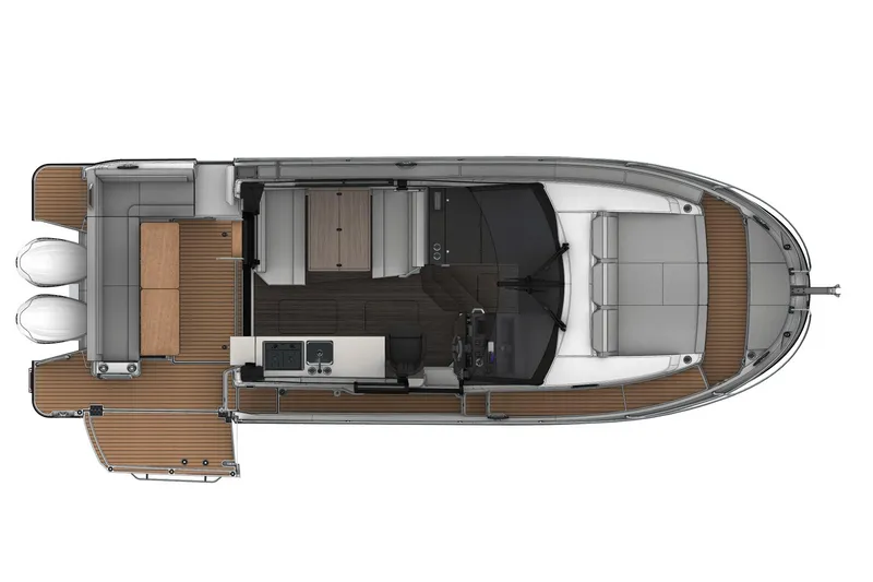 Slide: The Image of Manufacturer Provided Image: Top view of 2026 Jeanneau NC 1095 Coupe Series 2 boat layout. - 9