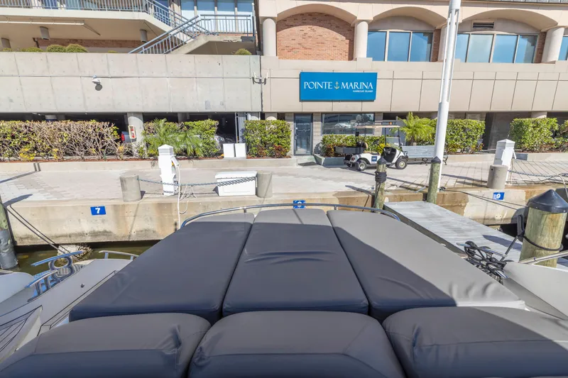 Slide: The Image of Princess V57 yacht at Pointe Marina dock, built in 2013. - 12