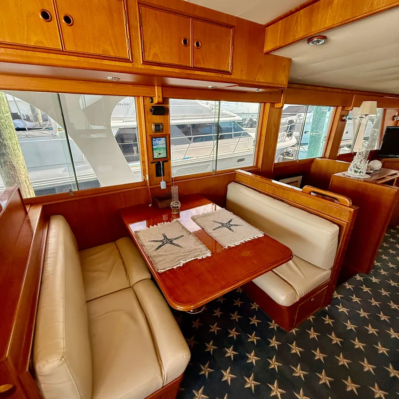 Slide: The Image of Interior of a 1999 Grand Banks 52 Europa yacht. - 15