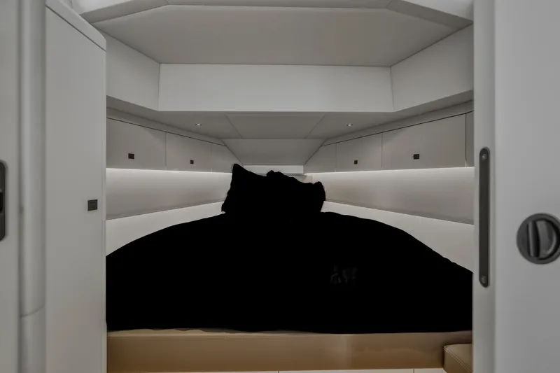 Slide: The Image of Luxurious cabin interior of 2022 Steeler Bronson 50 yacht with modern design. - 66
