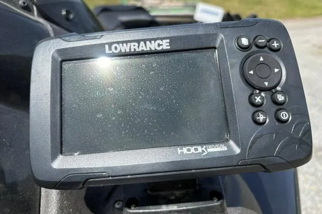 Slide: The Image of Lowrance Hook Reveal fish finder on 2023 Tracker Pro Team 175 TXW boat. - 12