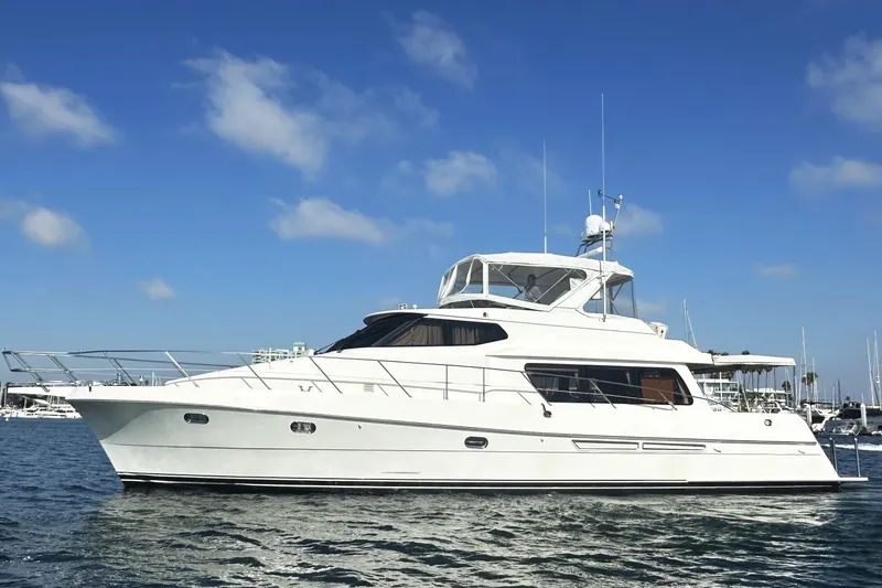 The Image of 2004 McKinna 57 PHMY Widebody yacht with stabilization on the water. - 0