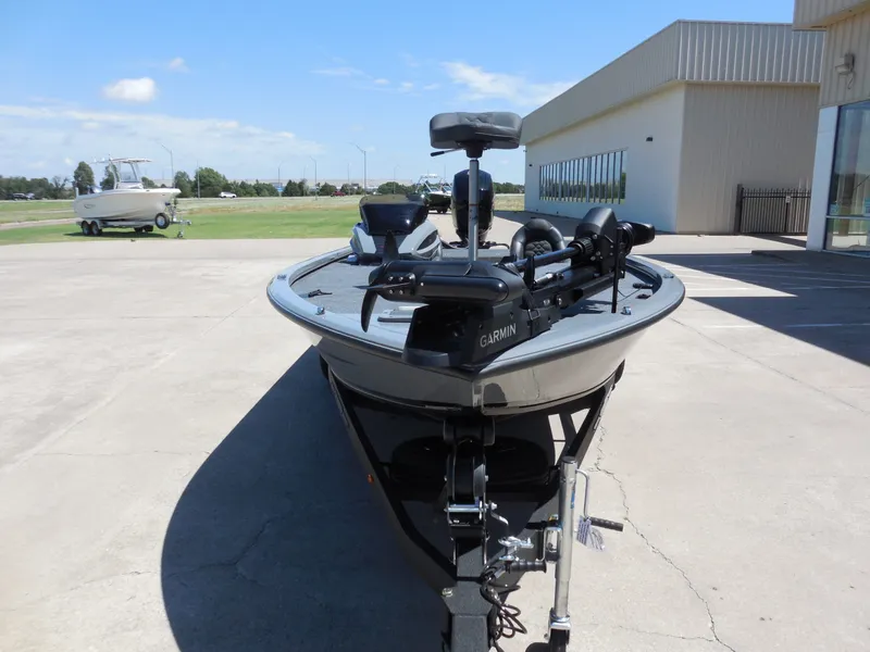 Slide: The Image of 2026 Vexus AVX 1980 boat parked on a trailer. - 8