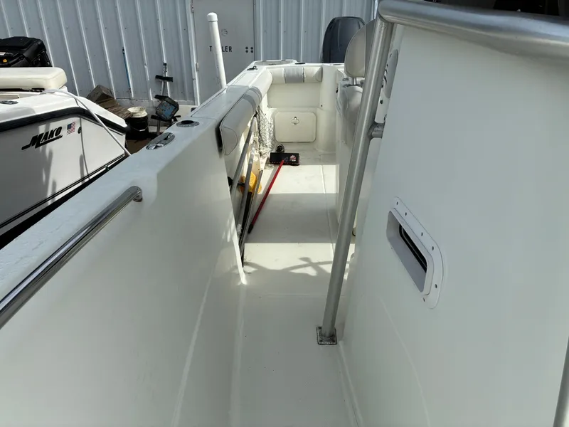 Slide: The Image of Interior view of a 2007 Sailfish 2660 boat in harbor. - 13
