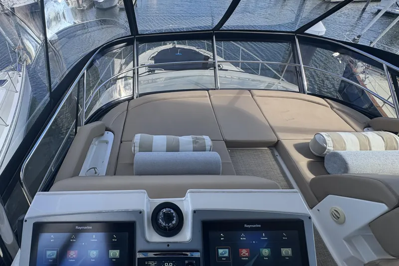 Slide: The Image of Cummins Onan generator in 2016 Sea Ray L590 Fly yacht engine room. - 51