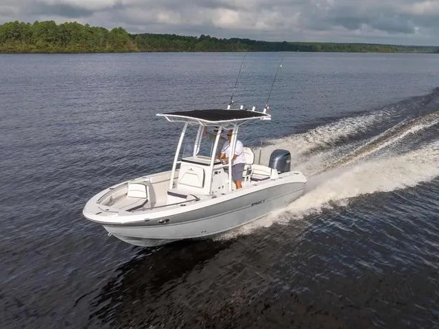 The Image of Stingray 22 CC 2027 boat cruising on calm water. - 1